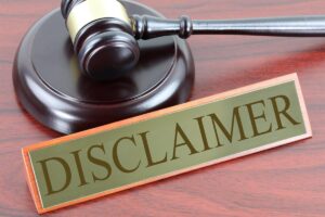 disclaimer